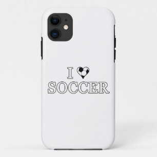 I Love Soccer iPhone 11 Hoesje