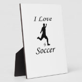 I Love Soccer Fotoplaat (Zijkant)