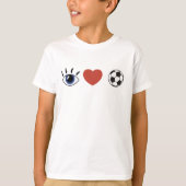 I Love Soccer Shirt (Voorkant)