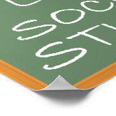 I Love Social Studies Poster (Hoek)