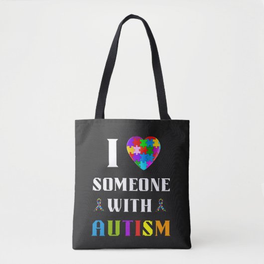 I Love Someone With Autism Draagtas (Voorkant)