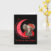 I Love Someone With Heart Disease To The Moon And  Kaart (Gele Bloem)