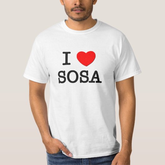 I Love Sosa T-shirt (Voorkant)