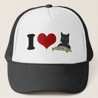 I Love Spaghetti Cat Trucker Pet