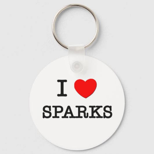 I Love Sparks Sleutelhanger (Voorkant)