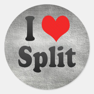 I Love Split, Kroatië Ronde Sticker
