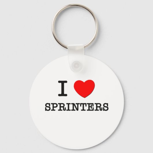 I Love Sprinters Sleutelhanger (Voorkant)