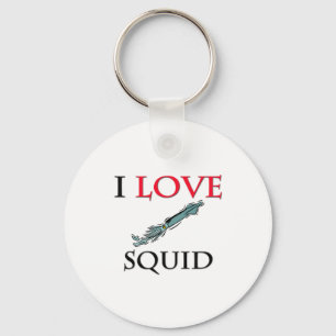 I Love Squid Sleutelhanger