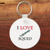 I Love Squid Sleutelhanger (Voorkant)