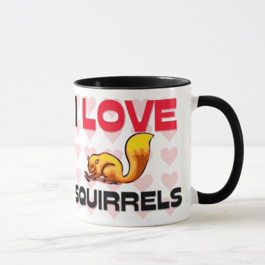 I Love Squirrels Mok (Rechts)