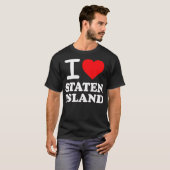 I Love Staten Island Red Heart Meme Funny Pullover (Devant entier)