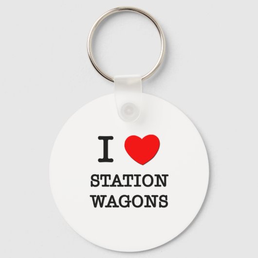 I Love Station Wagons Sleutelhanger (Voorkant)