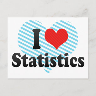 I Love Statistics Briefkaart