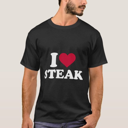 I Love Steak Sweat - shirt à capuche (Devant)
