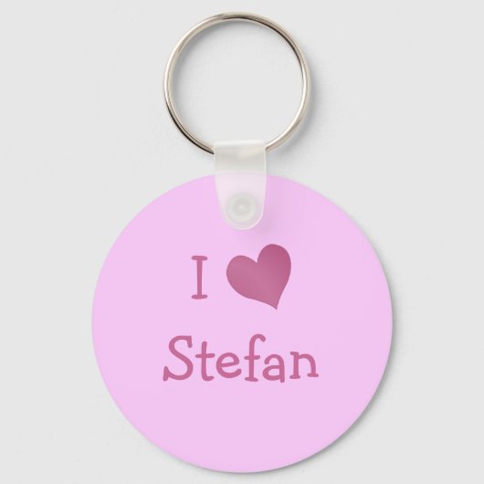 I Love Stefan Sleutelhanger (Voorkant)