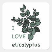 I LOVE Sticker Ucalyptus (Devant)