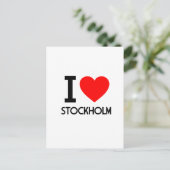 I Love Stockholm Briefkaart (Staand voorkant)