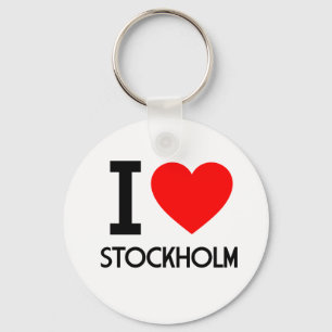 I Love Stockholm Sleutelhanger