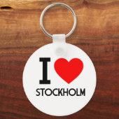 I Love Stockholm Sleutelhanger (Voorkant)