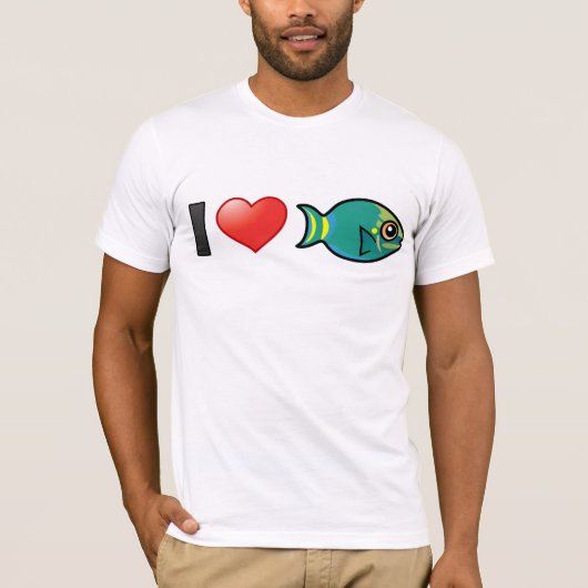 I Love Stoplight Parrotfish T-shirt (Voorkant)