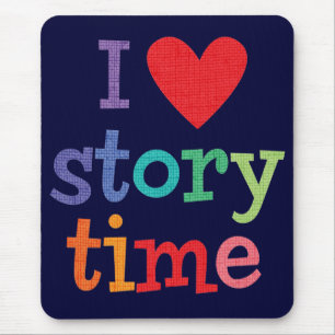 I Love Storytime T-Shirts & Gifts Muismat