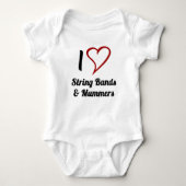 I Love String Bands & Mummers Romper (Voorkant)