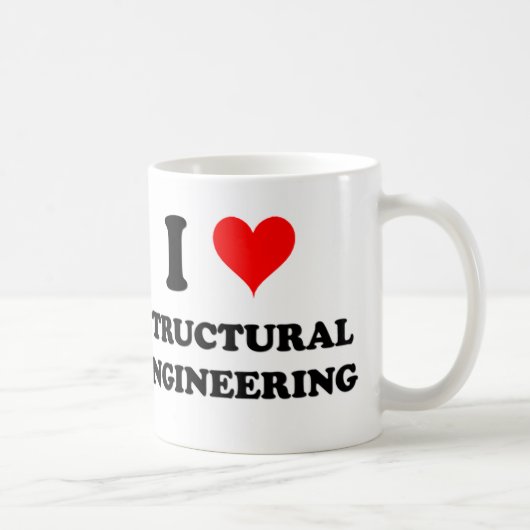 I Love Structural Engineering Koffiemok (Rechts)