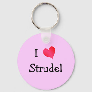 I Love Strudel Sleutelhanger