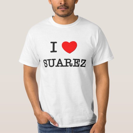 I Love Suarez T-shirt (Voorkant)