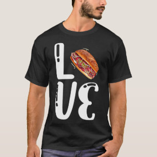 I Love Sub Sandwiches Funny Hoagie Sandwich Day T-shirt
