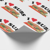 I Love Subs Cadeaupapier (Hoek)