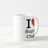 I ❤️ Love Supply Chain - Supply Chain Dept. MUG (Devant droit)