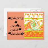 I Love surf Hakuna Matata surf carte postale (Devant / Derrière)