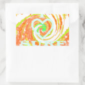 I Love Surven: Mooie Bloemen met Cool Text Art Rechthoekige Sticker (Tas)