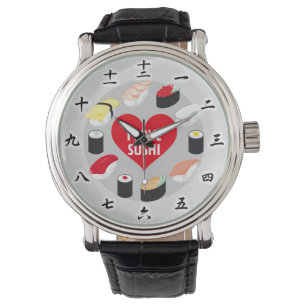 I Love Sushi Horloge