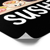 I Love Sushi Japan Kawaii Poster (Hoek)