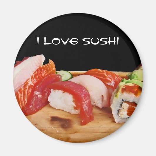 I Love Sushi Magneet (Voorkant)