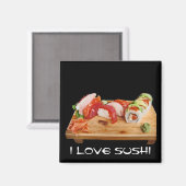 I Love Sushi Magneet (Voorkant / Achterkant)