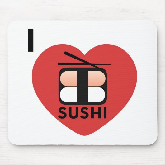 I Love Sushi Muismat (Voorkant)
