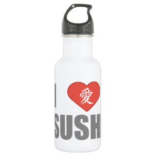 I Love Sushi Waterfles