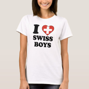 I love Swiss Boys T-shirt