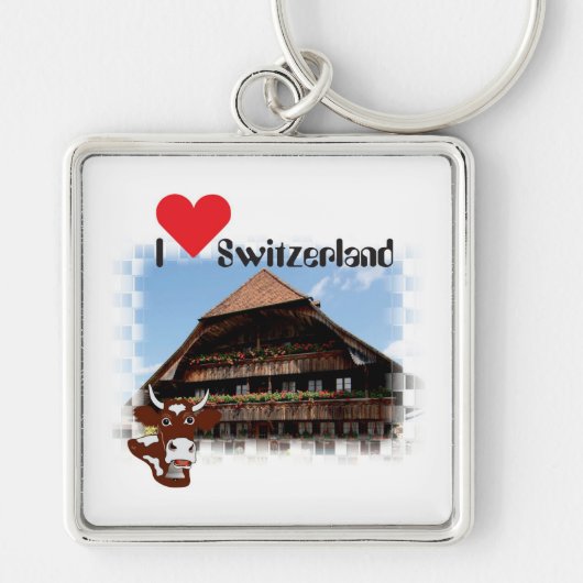 I love Switzerland porte-clés (Devant)
