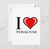 I Love Syracuse Briefkaart (Voorkant / Achterkant)