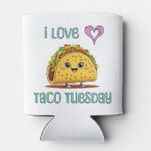 I Love Taco Tuesday Blikjeskoeler (Achterkant)