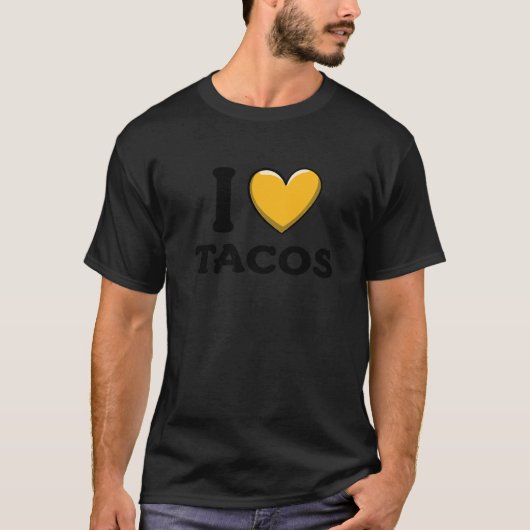 I Love Tacos Love Taco Day  2 T-shirt (Voorkant)