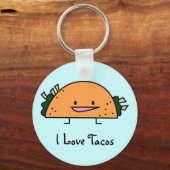 I Love Tacos Sleutelhanger (Voorkant)