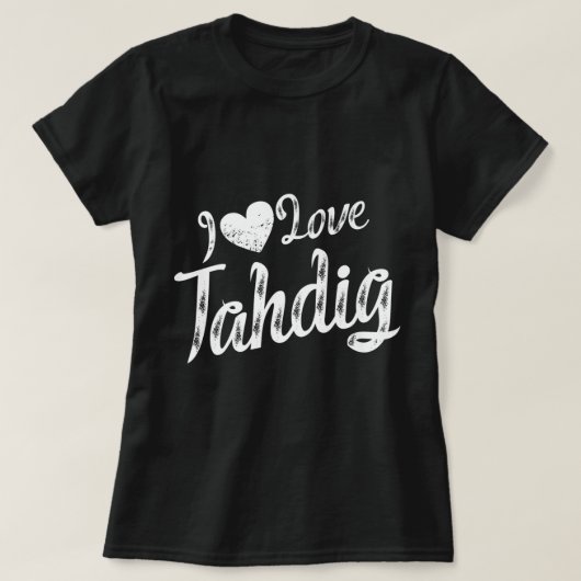 I Love Tahdig Persian Food Iran Iranian Gift T-shirt (Design voorkant)