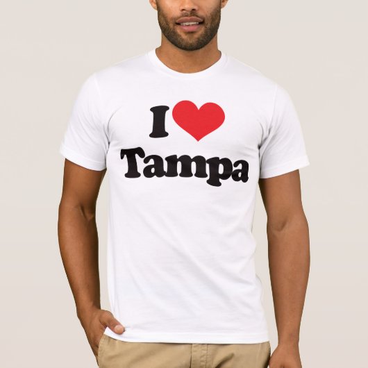 I Love Tampa T-shirt (Voorkant)