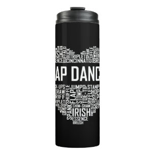 I Love Tap Dance Hondenliefhebber Dancer Gifts for Thermosbeker