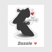 I Love Tap Dancing Sticker (Vel)